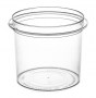 Verzegelbare Slimline TP beker / pot / bak met diameter 95 mm. en inhoud 375 ml.